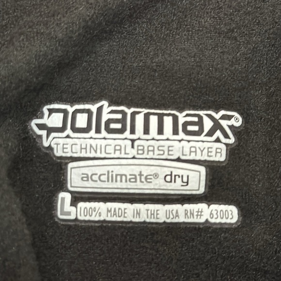PolarMax QUATTRO FLEECE BASELAYER CREW (4.0) - Black - Picture 5 of 16